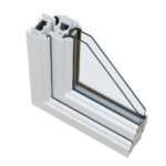 UPVC Double glazing cross section