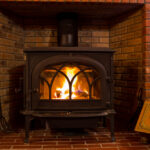 Wood Stove Fire Burning